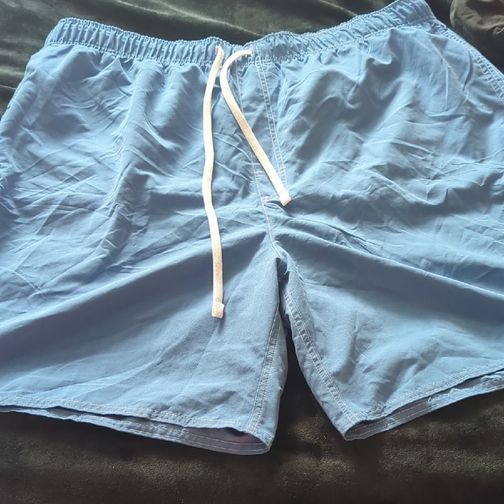 Harbor Bay Light Blue Swim Trunks